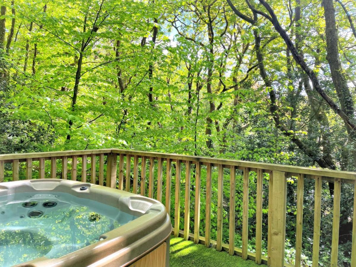 Bluestone-Hot Tub-Woodlandlodges-Pembrokeshire-Tenby Кармартен Екстер'єр фото